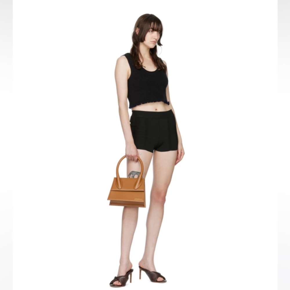 Jacquemus Black Knit Sleeveless tank Top